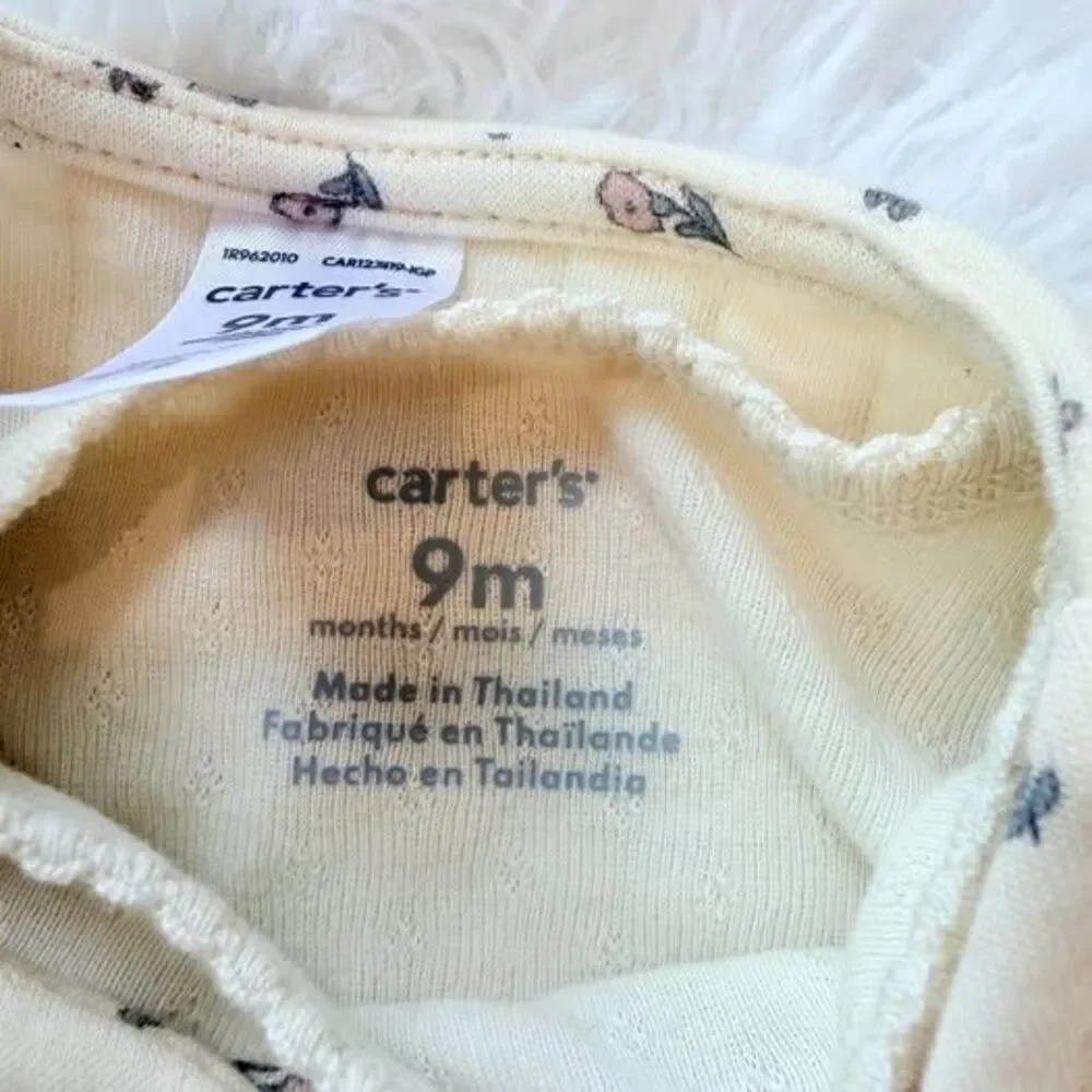 🌸 NWT Carter's Floral Cardigan & Bodysuit Set 9M Baby Girl Outfit